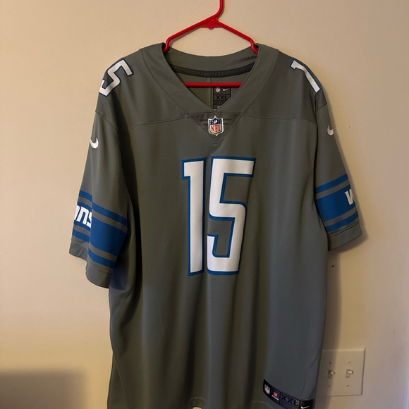 NFL Gray and Blue Men's Jersey